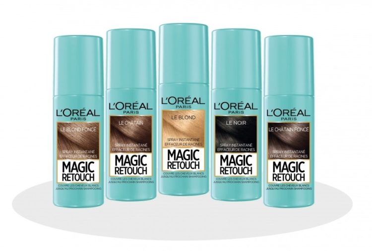 Palettes de couleurs Loreal avec des résultats de coloration