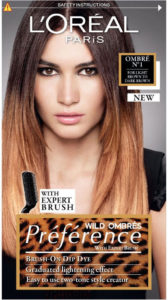 Palettes de couleurs Loreal avec des résultats de coloration