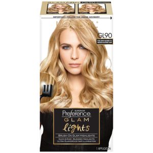 Palettes de couleurs Loreal avec des résultats de coloration