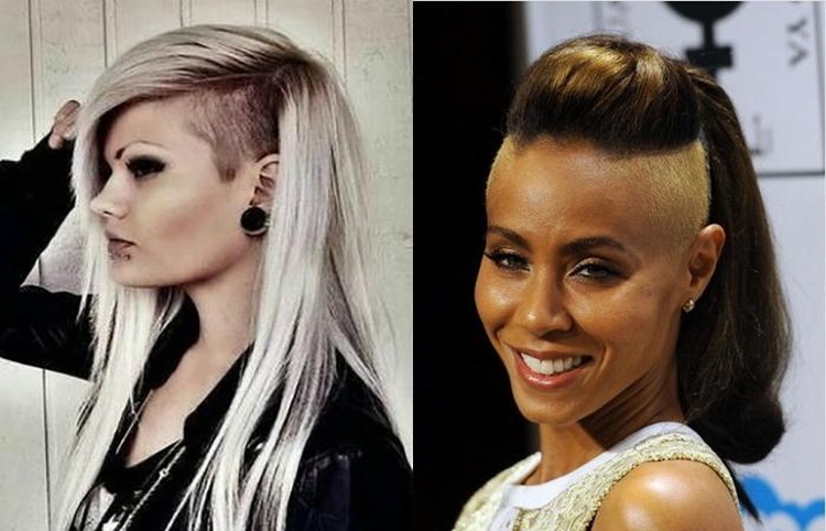 Coupes de cheveux pour femmes aux tempes rasées