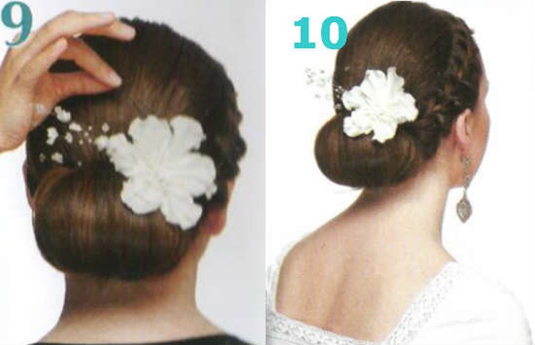 Chignon à faire soi-même pour cheveux longs