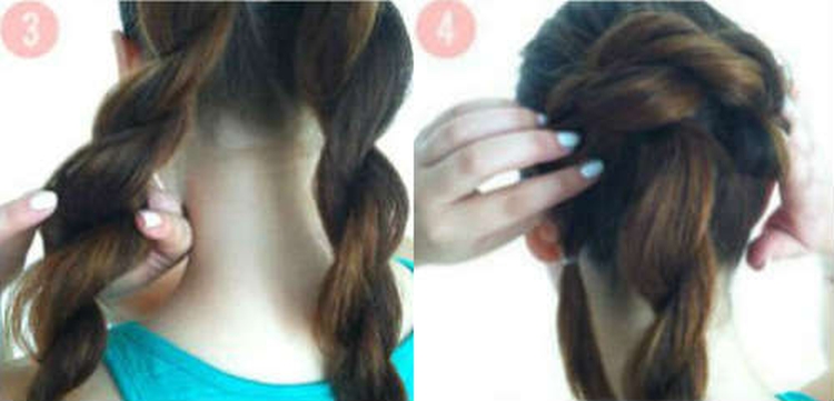 Chignon à faire soi-même pour cheveux longs