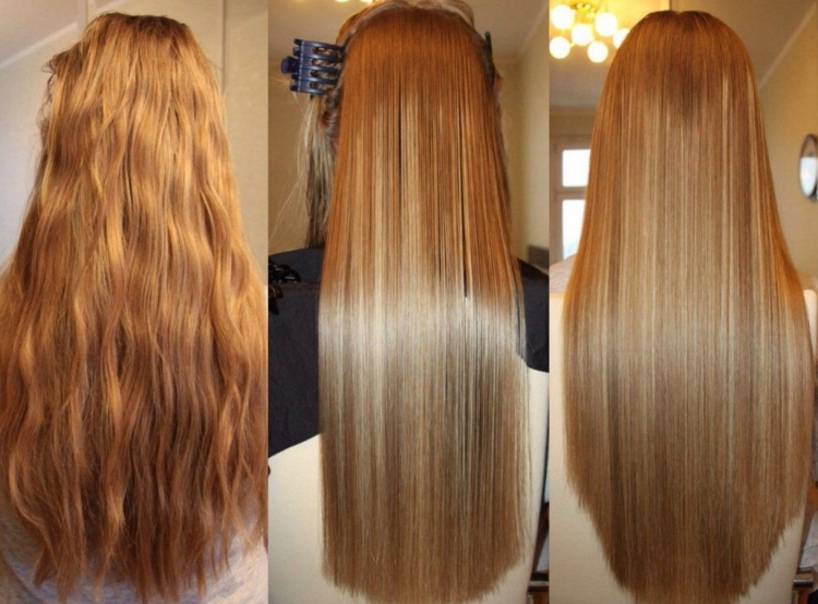 Lissage des cheveux à la kératine