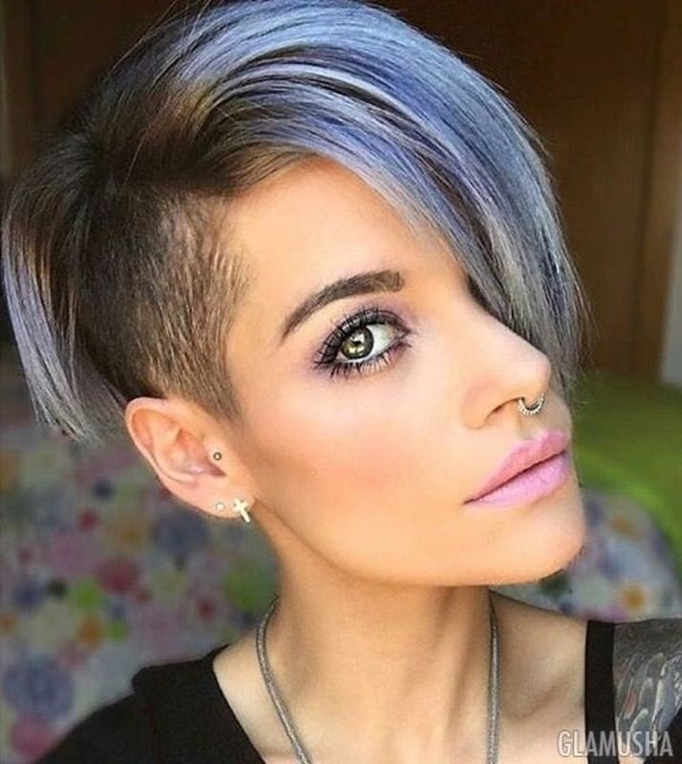 Coupes de cheveux pour femmes aux tempes rasées