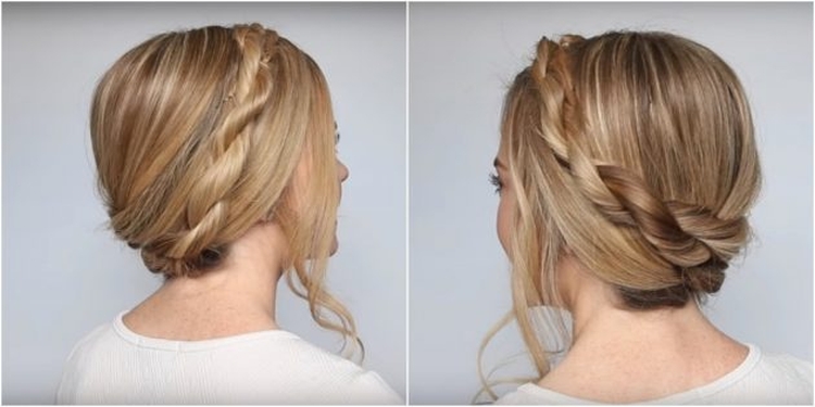 Coiffures hautes pour cheveux longs