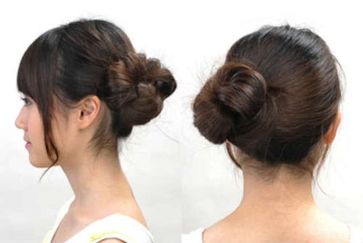 Chignon à faire soi-même pour cheveux longs