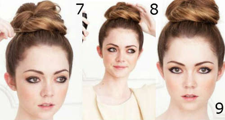 Chignon à faire soi-même pour cheveux longs
