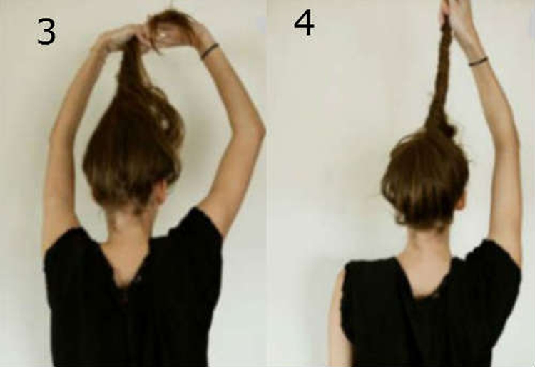 Chignon à faire soi-même pour cheveux longs