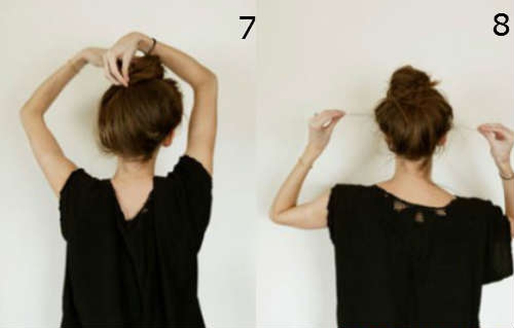 Chignon à faire soi-même pour cheveux longs