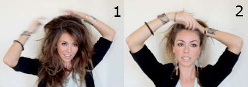 Chignon à faire soi-même pour cheveux longs