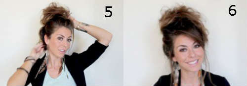 Chignon à faire soi-même pour cheveux longs