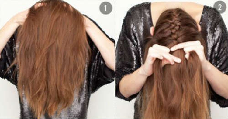 Chignon à faire soi-même pour cheveux longs
