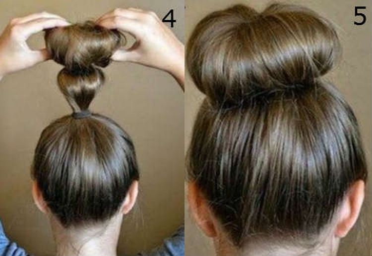 Chignon à faire soi-même pour cheveux longs