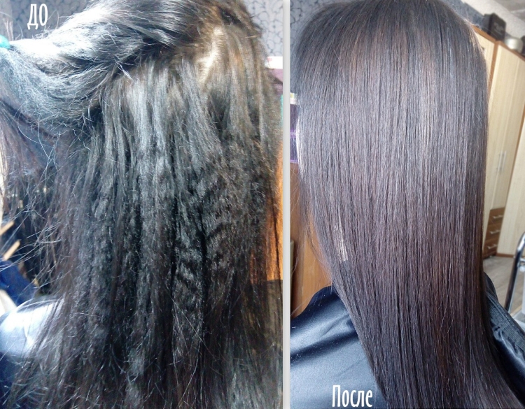 Lissage des cheveux à la kératine