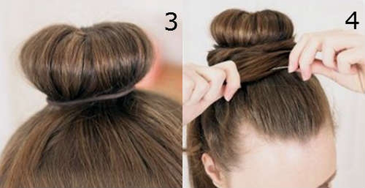 Chignon à faire soi-même pour cheveux longs