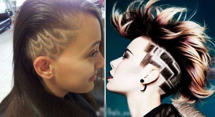 Coupes de cheveux pour femmes aux tempes rasées