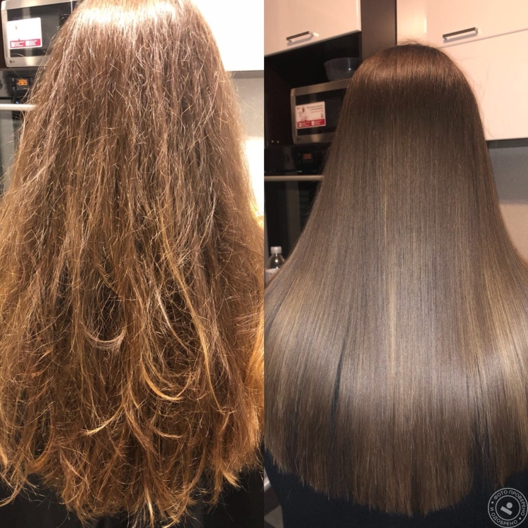 Lissage des cheveux à la kératine
