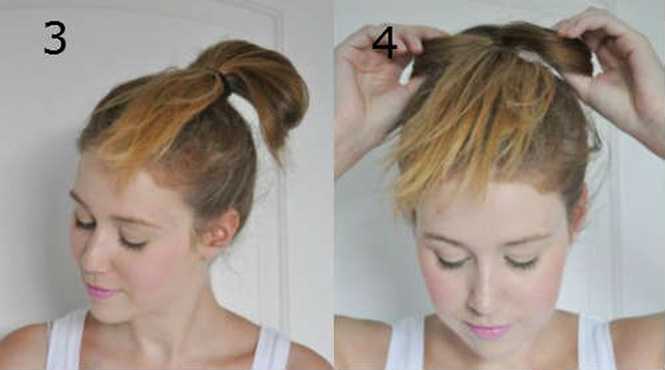 Chignon à faire soi-même pour cheveux longs