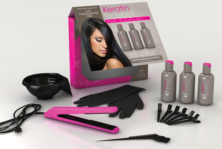 Lissage des cheveux à la kératine