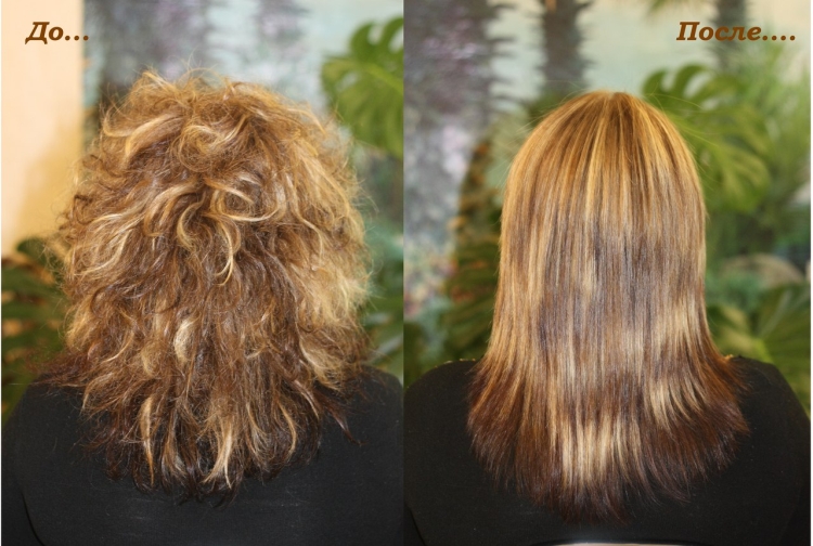 Lissage des cheveux à la kératine
