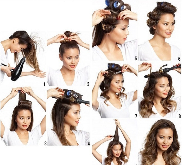 Comment bien enrouler les cheveux sur les bigoudis à la maison, méthodes et techniques