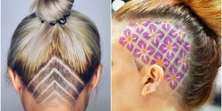 Coupes de cheveux pour femmes aux tempes rasées