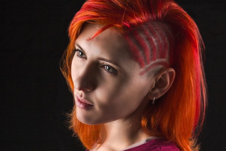 Coupes de cheveux pour femmes aux tempes rasées