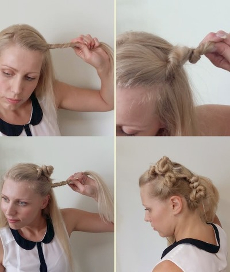 Boucles pour cheveux courts