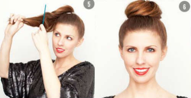 Chignon à faire soi-même pour cheveux longs
