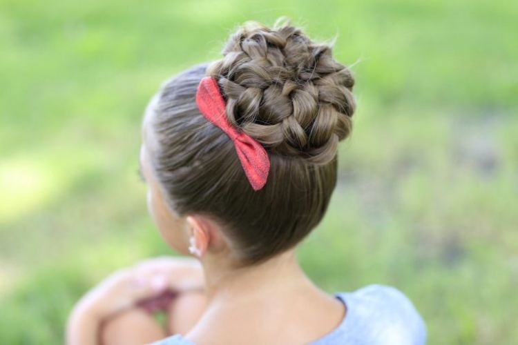 Chignon à faire soi-même pour cheveux longs