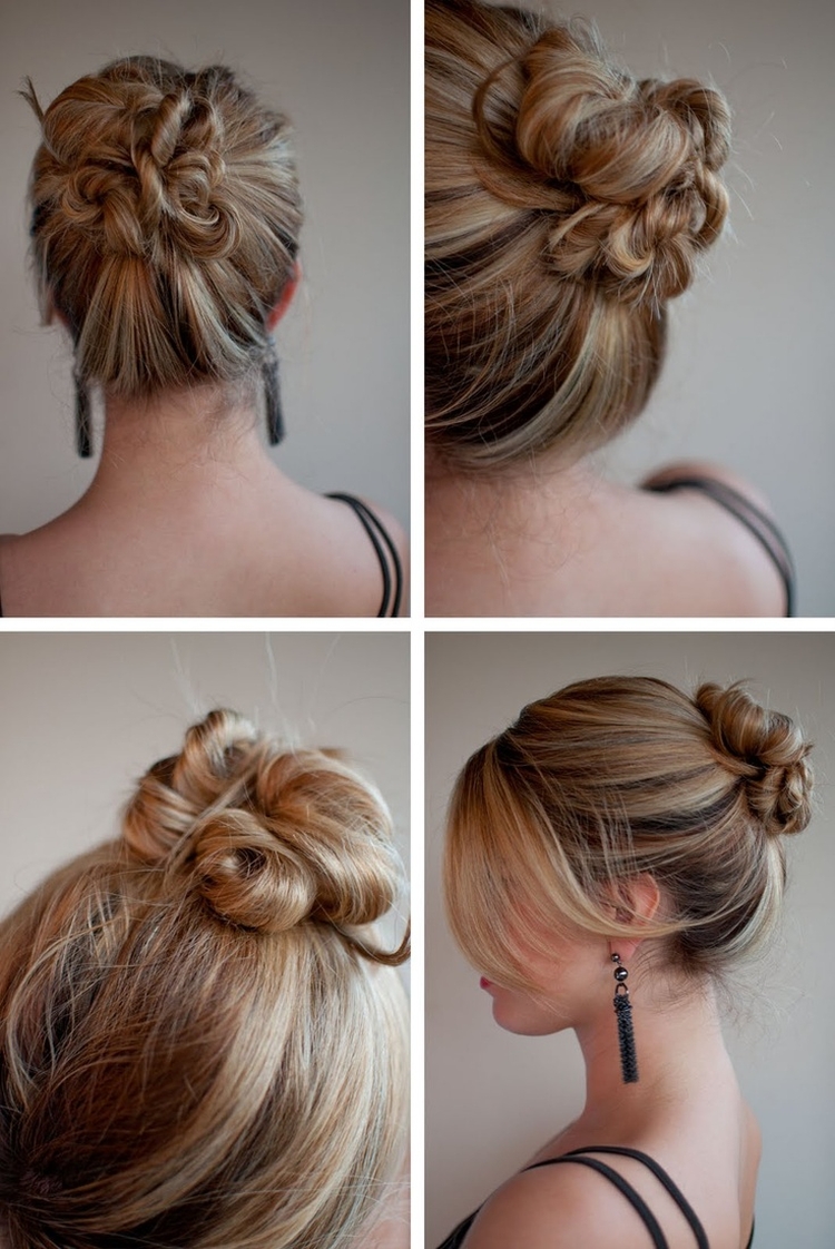 Chignon à faire soi-même pour cheveux longs