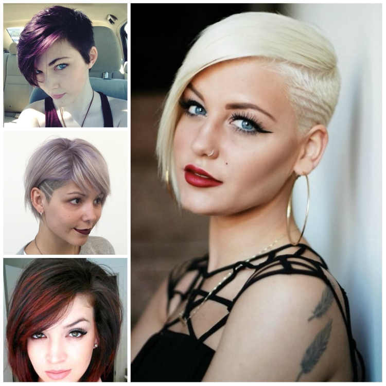 Coupes de cheveux pour femmes aux tempes rasées