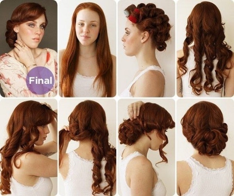 Chignon à faire soi-même pour cheveux longs