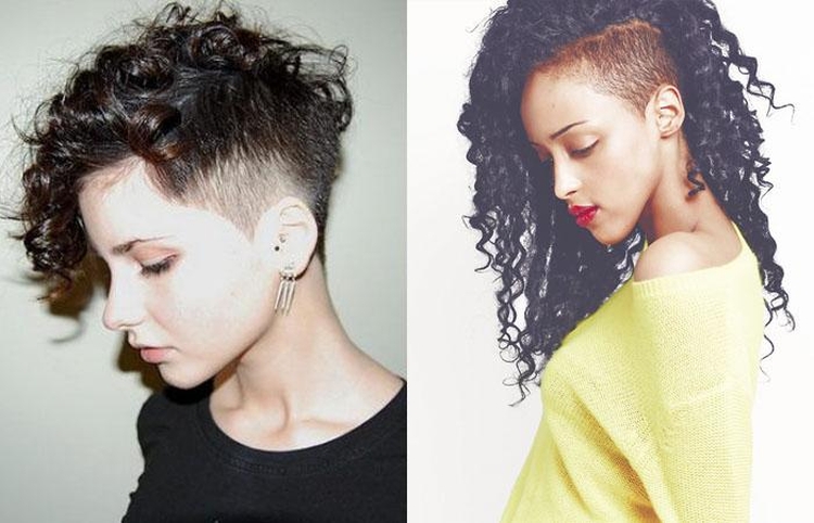 Coupes de cheveux pour femmes aux tempes rasées