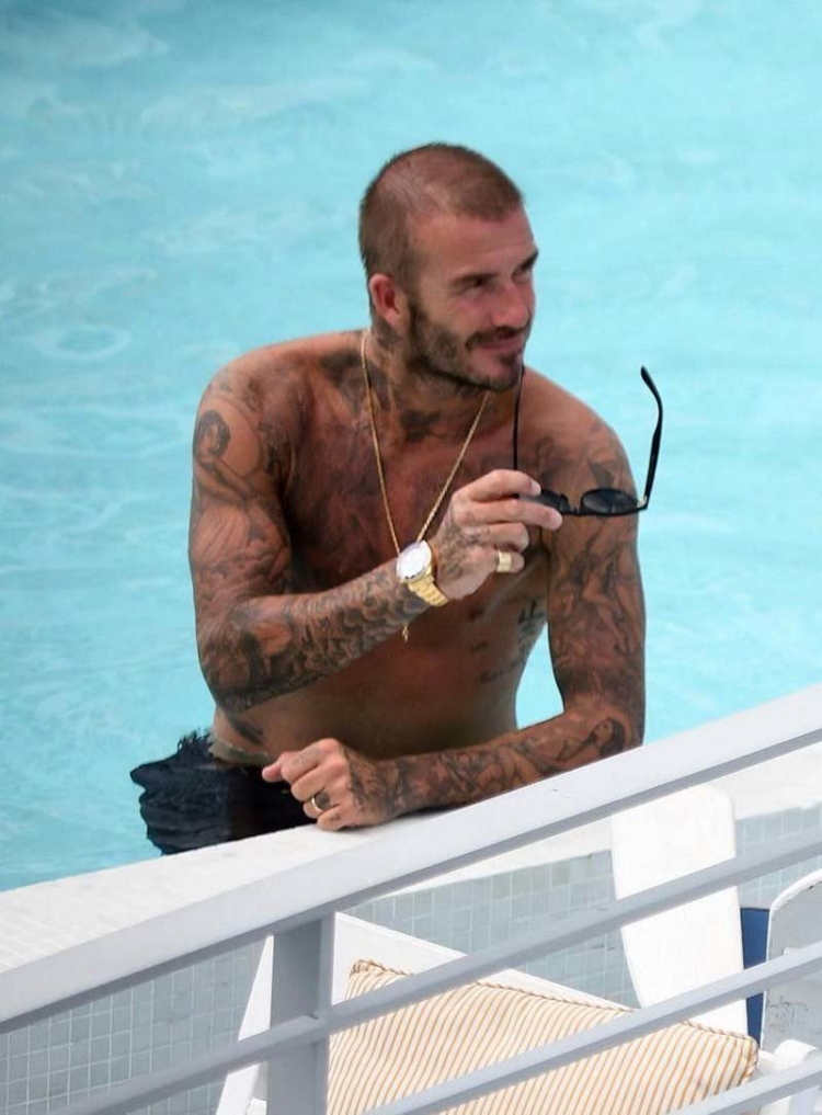 Les coiffures de Beckham : photo de coupes de cheveux