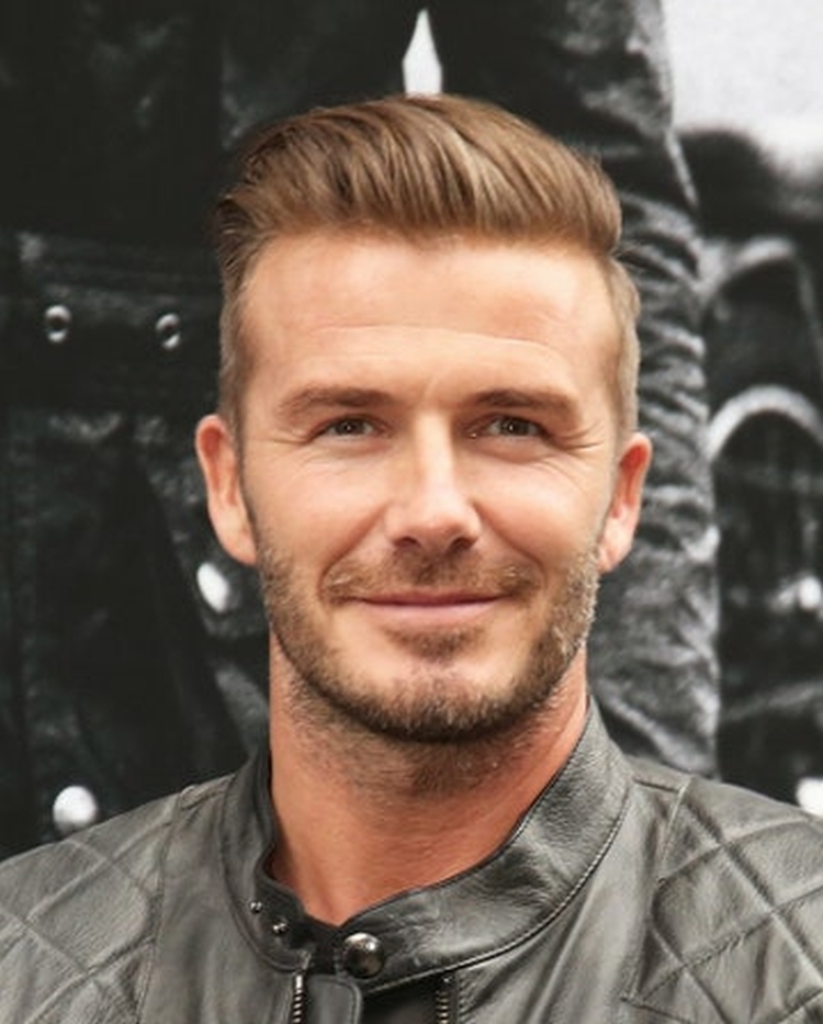 Les coiffures de Beckham : photo de coupes de cheveux