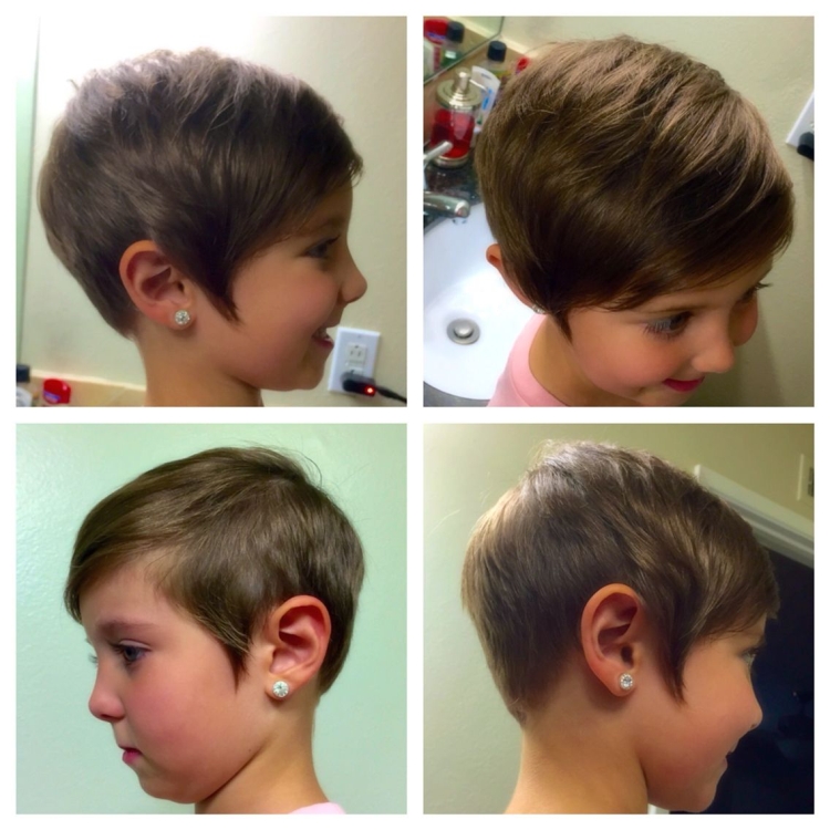 Coupes de cheveux courtes pour les filles 7-8 ans
