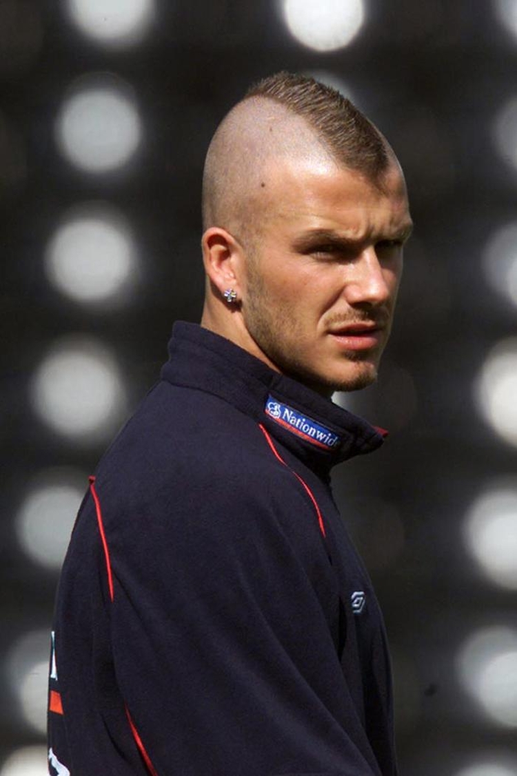 Les coiffures de Beckham : photo de coupes de cheveux