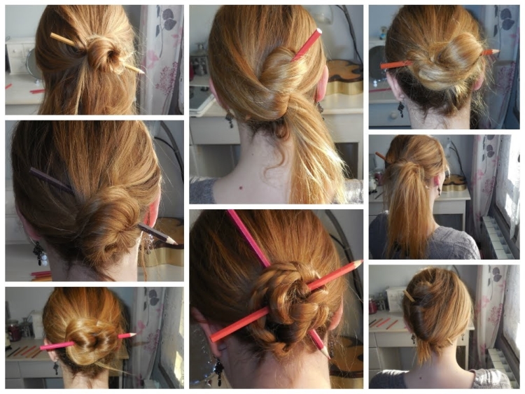 Belle coiffure au crayon avec des exemples