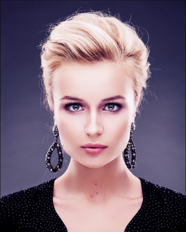 La coiffure de Polina Gagarina