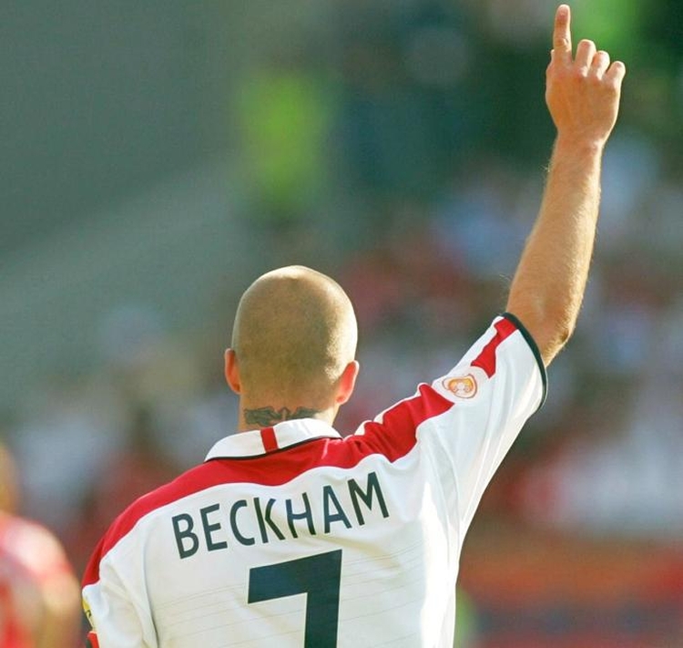 Les coiffures de Beckham : photo de coupes de cheveux