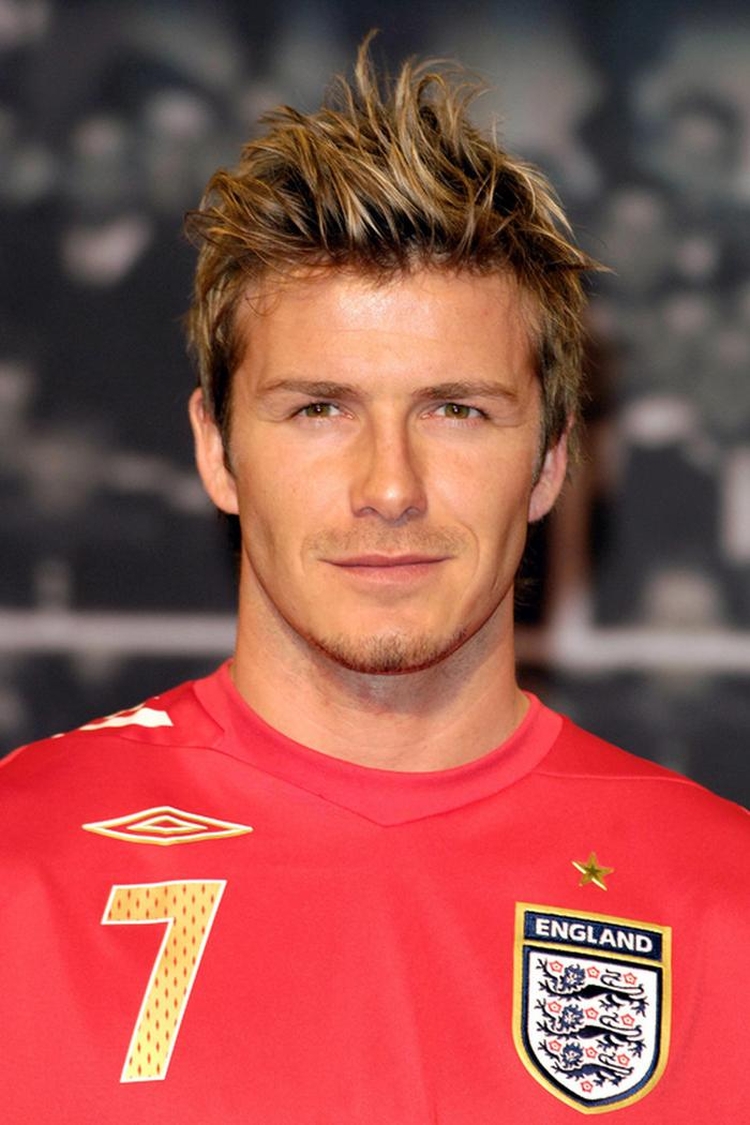 Les coiffures de Beckham : photo de coupes de cheveux