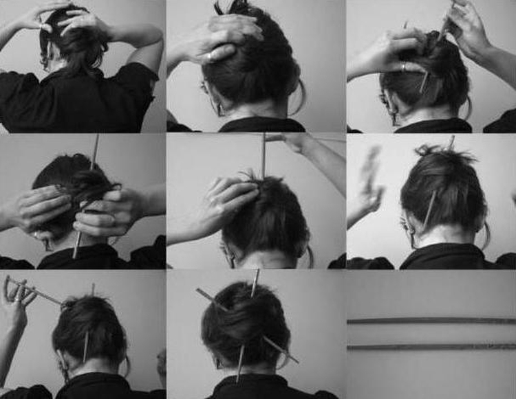 Belle coiffure au crayon avec des exemples