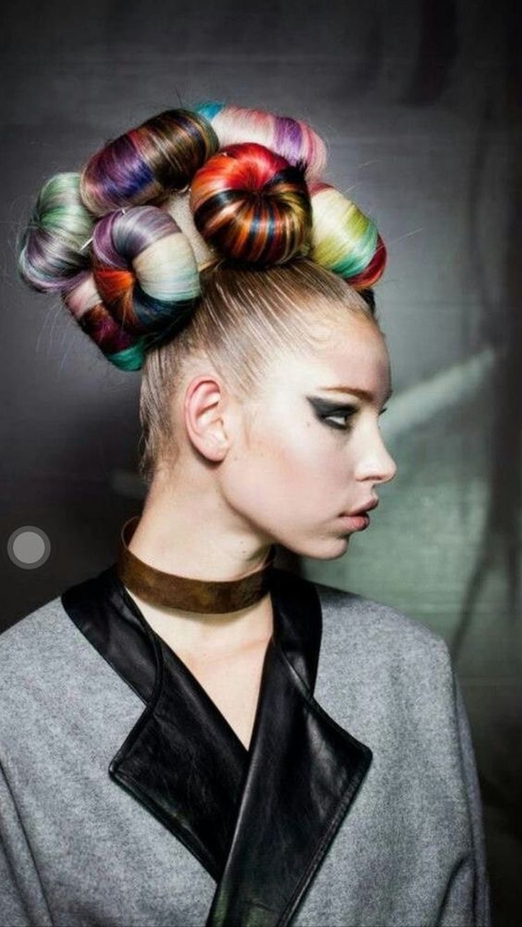 Donut coiffure étape par étape