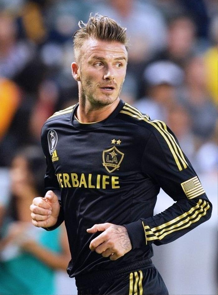 Les coiffures de Beckham : photo de coupes de cheveux
