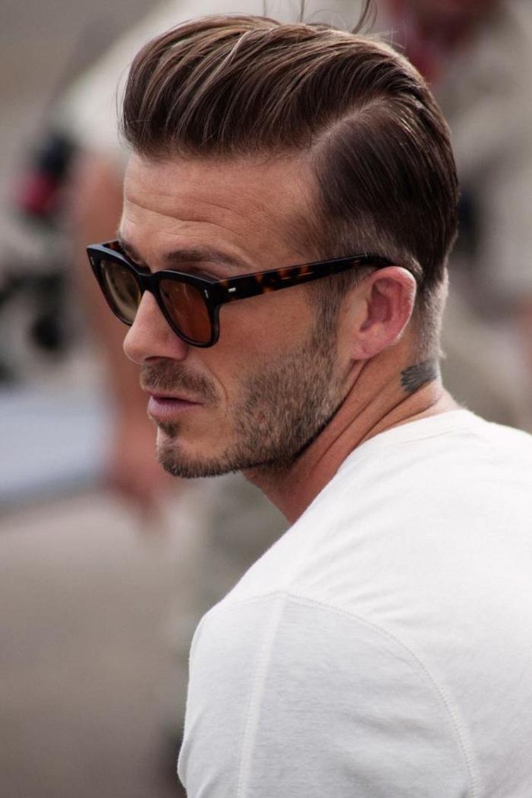 Les coiffures de Beckham : photo de coupes de cheveux