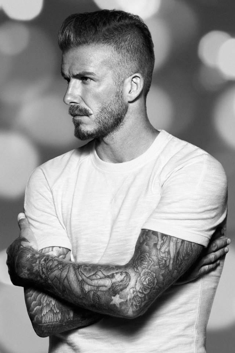 Les coiffures de Beckham : photo de coupes de cheveux