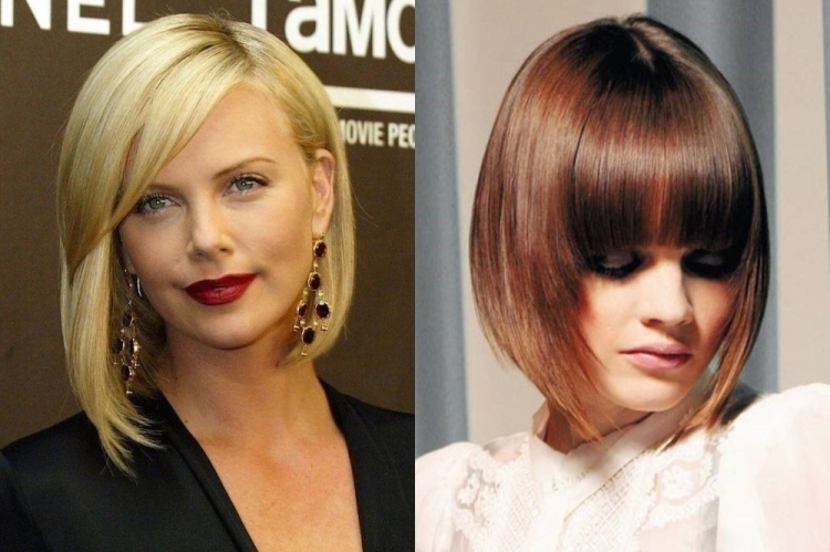 Coiffures pour cheveux liquides de différentes longueurs