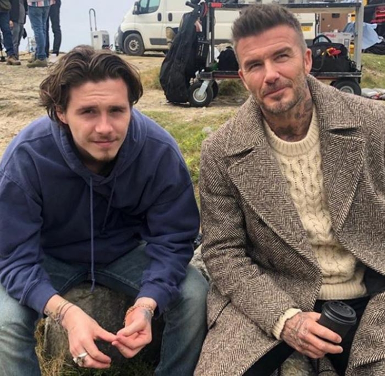 Les coiffures de Beckham : photo de coupes de cheveux