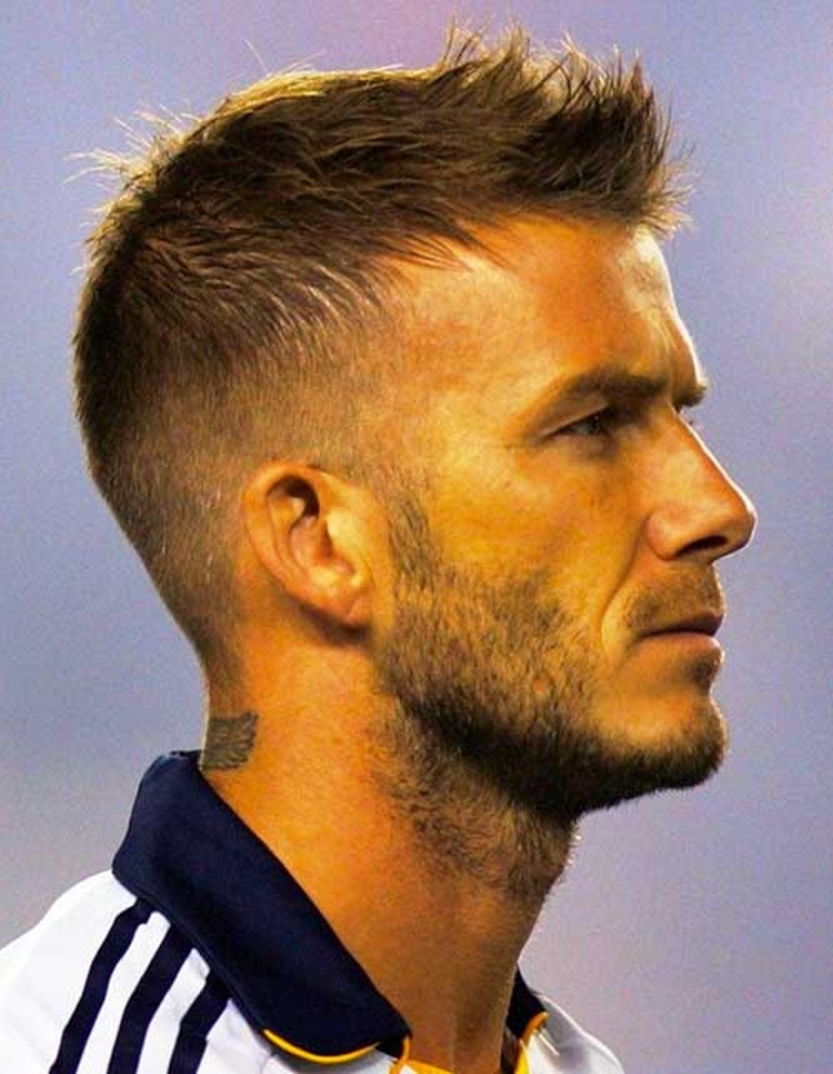Les coiffures de Beckham : photo de coupes de cheveux